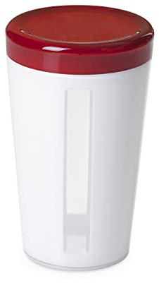 Omada Design Oblò -Vorratsdose mit farbigem Deckel und Frischhaltedichtung (1,2 l) Keksdose, Behälter für Pasta, spülmaschinenfest