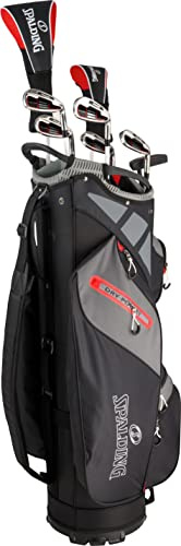 Spalding Juego de Palos ejecutivos, Hombres, Rojo/Negro, Complete Golf Club Set