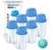 Aquafloow Cartouches de Filtre À Eau Au Magnésium pour Carafe | Les Filtres Nettoient L'eau Et L'enrichissent En Magnésium | pour Aquaphor B15 Standard, Dafi Classic, Brita Classic, Laica - 6 Pièces
