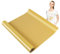 KEWUZY Plotterfolie Textil Gold, 30.5cm × 5m Heat Transfer Vinyl Flexfolie Rollen, Transferfolie Plotter Flexfolie für Eisen Heiße Presse, T-Shirts & Mehr Stoffen, DIY Muster