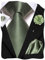 Hi-Tie Mens Tie Lapel Pin Set Pocket Square Cufflinks Woven Silk Ties for Men Wedding Formal,Olive Green Stripe