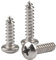 ORANXIN M3 x 16mm 50 Pcs Testa tonda Viti per legno Acciaio inossidabile 304 Viti autofilettanti Croce Testa di Pan Coda a punta Viti auto perforazione