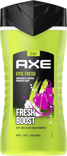 Axe 3in1 Duschgel & Shampoo, Epic Fresh, 250 ml (Packung mit 5)