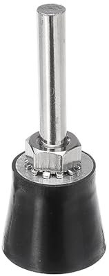 MiJunHD 1inch Roll Lock Disc Pad Holder, 6mm Mandrel Quick Change Sanding Discs Backer Grinding Backing Pad for Die Grinder Rotary Tool (1 Piece)