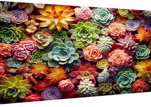 Hongyrjy Diamond Painting Erwachsene Groß (40x60cm)-Diamant Painting Sukkulente,5D Diamend Painting Bilder als für Geschenk Zuhause Wanddekoration