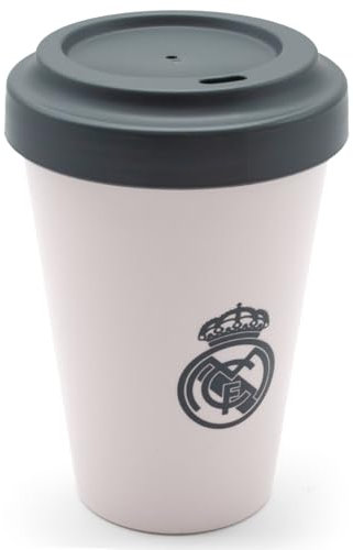 Vaso R. Madrid Para Llevar Color CREMA 400ml con Tapa para Café, Té u Otras Bebidas Take Away | Producto Oficial