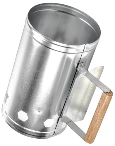 Supvox Holzkohle-Kamin-Starter Holz Zum Schnellen Anzünden Von Holzkohle Für Grillen Und Kochen Im Freien Mit Guter Luftzirkulation Für Gleichmäßiges Brennen