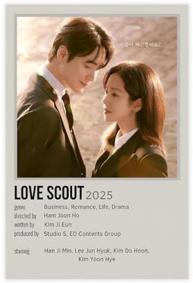 TULAOJI 62_Love Scout Kdrama Leinwand-Poster, Schlafzimmer-Dekor, Sportlandschaft, Büro, Raumdekoration, Geschenk, ungerahmt, 30 x 45 cm