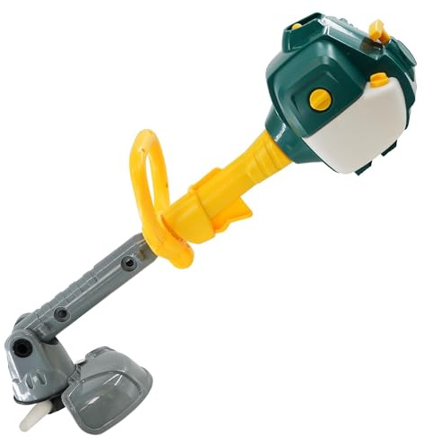 The Magic Toy Shop Kids Garden Strimmer Toy - Battery Operated Power Tools for Children with Lights, Sounds & Rotating Head, Adjustable Rod - Lifelike Garden Trimmer, Indoor & Outdoor Toys for Kids