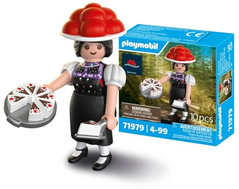 PLAYMOBIL 71979 : Marie en costume traditionnel Forêt Noire, avec chapeau de bollen et gâteau aux cerises Forêt-Noire