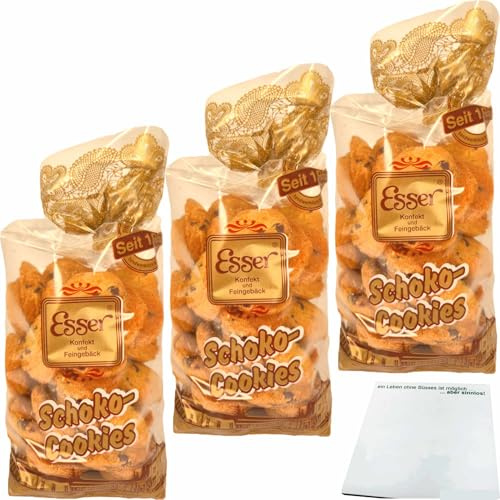 usy Bundle für Esser Schoko Cookies 3er Pack (3x300g Beutel) + usy Block