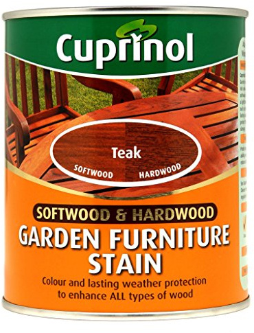 Teak Garden Furniture Stain 750ml | Exterior Wood Stain and Protector | Durable Finish for Garden Furniture Tables Chairs Benches and Outdoor Timber