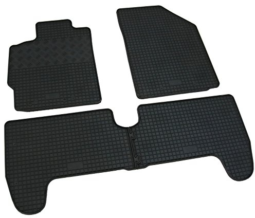 Gummi Fußmatten Set, 4teilig, Gummifußmatten Gummimatten Matten