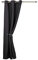 Ontario Black Thermal Winter Quilted Door Curtain- Saves Energy, Reduce Draughts, Lower Bills