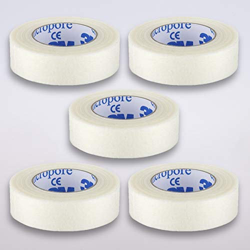 Mink Lashes Micropore Tape Wimpernverlängerung Eyelash Extensions Lashes künstliche Wimpern (5 Rollen)