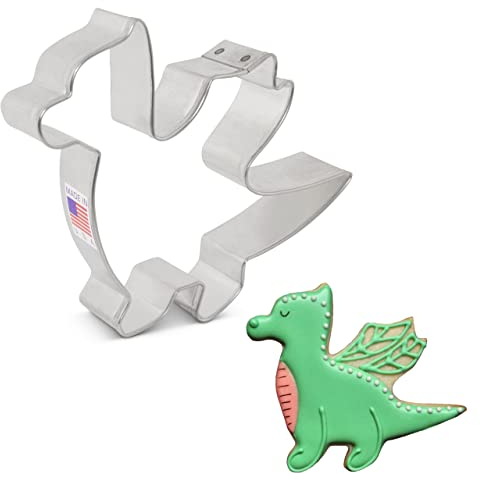 Keksausstecher Drachen - 10,2 cm - Drachenform Ausstechformen von Ann Clark USA