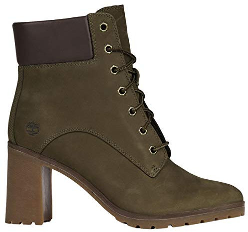 Timberland Allington - Stivaletti da donna con lacci, 15,2 cm, Oliva, 39.5 EU