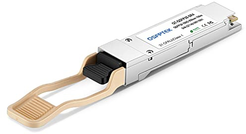 QSFPTEK 100G QSFP28 Transceiver Modul, Gigabit GBIC, MTP/MPO Multimode 100GBASE-SR4 für Dell (DE) QSFP28-100G-SR4 (850nm, 100m, with DDM)