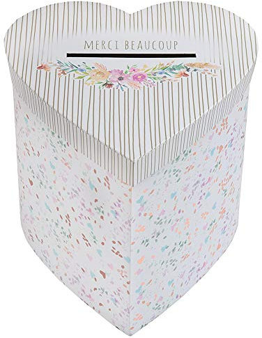 Santex URNE Tirelire C UR Mariage Fleuri 20CM Multicolore