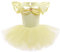 Lito Angels Principessa Belle Tutu Ballerina Costume per Bambina, Vestito dal Balletto Danza Classica, Taglia 7-8 anni, Giallo