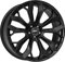 AEZ Felge Leipzig black 9.0Jx20 ET38,5 5x108 kompatibel mit Ford Edge Focus Galaxy Kuga Mondeo Mustang Mach-E Puma S-Max