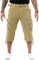 X RAY Lange Cargo-Shorts für Herren, mit Gürtel, 45,7 cm Schrittlänge unterhalb des Knies, mehrere Taschen, 3/4-Caprihose (große und hohe Shorts für Herren), Neu, Khaki, 50