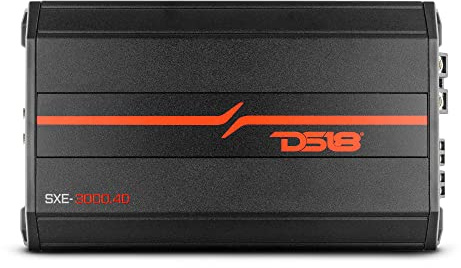 DS18 SXE-3000.4D/BK Amplificatore per auto a 4 canali 3000 W di picco classe D Full Range (nero)
