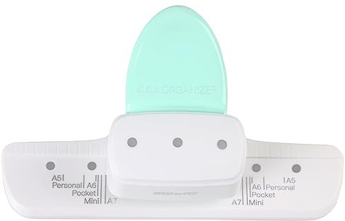 Perforadora de 3 agujeros de 4 mm de diámetro para álbumes de recortes, cuaderno de hojas sueltas, libro de bolsillo (3 agujeros con 4 mm de diámetro)