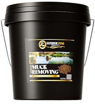 Superior Pond Muck Pellets 2,3 kg – Teichbakterien probiotisch – Teichreiniger & Klärer, reduziert und verdaut Schlamm, Feststoffe, Schlamm – sicher für Koiteiche – natürlich und einfach zu verwenden