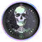 OH YEAH - 6 Esoterische Halloween-Pappteller, Ø 23 cm, Einweg-Teller, Halloween-Dekoration, esoterisches Thema, Geschirr, esoterische Halloween-Dekoration, einfache Montage