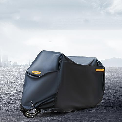 Speziell Motorradabdeckung für BMW R 1200 GS LC R1200GS R1250GS R 1250 GS HP ADV Oxford Stoff Outdoor Wasserdicht Plane Motorrad Abdeckplane Staubdich Mit Schlossloch Zubehör,Black Style