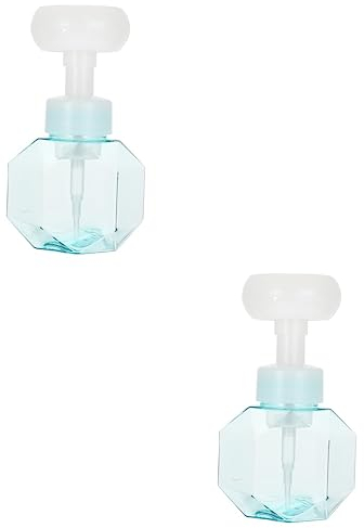 Abaodam 2st Funkelnde Flasche Schäumender -Hersteller Wimpernshampoo Für Wimpernverlängerung Leere Handseifenflaschen Blumenseife Kind Gerätebecher Hautpflege Top-pp-Material