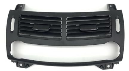 Vorne Kapuze Kühlergrill Vorne In Der Mitte A/C Air Vent Outlet Klimaanlage Grill Abdeckung Trim Für Benz E-Klasse W211 2003 2004 2005-2008 Für CLS-Klasse W219 2007 2008 2009 Auto Luftgitter(Schwarz)