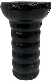Cazoleta de Barro Blanco-Color Negra para Cachimba,Shisha o Hookah -Alta Retención de Calor y Sabor -Compatible con Kaloud y Provost