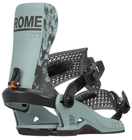 Rome Trace Pro Slate Snowboard Bindings M-L
