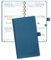POPRUN Taschenkalender 2025 2026 Klein 16,5 x 9 cm (Aug.2025-Dez.2026) - Kalender 2025 2026 Klein Ringbuch mit Softcover - Terminplaner, Planer 1 Woche 2 Seite mit Kartenschlitz - Marineblau