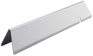 SANTOS Flammenverteiler 38,9x6,7x6,5 cm – Edelstahl SUS443-1,2mm – Passend für Weber Spirit 300 Serie (ab 2013) – Langlebige Brennerabdeckung für gleichmäßige Hitze