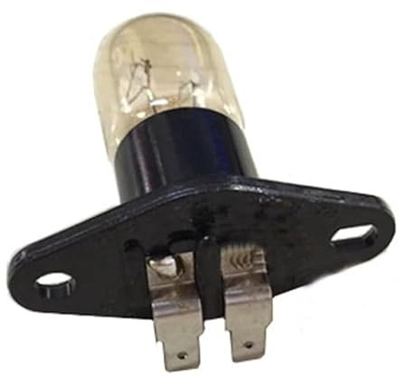 FIGEVIDA Lampadina Universale di Ricambio 20W Forno A Microonde Frigorifero Frono Lampadina Compatibile per Haier Compatibile per Panasonic ed altri marchi (1, CURVA PIATTA)