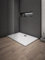 Receveur de douche blanc - 140x80x3cm - rectangulaire - Bac à douche extra plat - Antidérapant