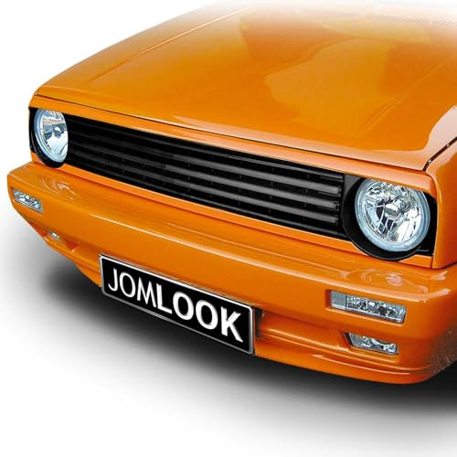 OMAC Kühlergrill für VW Golf 2 1983-1992 Schwarz ABS | Kühlergitter, ABS, Schwarz, eintragungsfrei, fahrzeugspezifisch, passgenau
