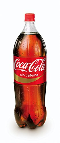 Coca-Cola - Sans caféine, boissons gazeuses gazeuses, 2 l (Pack de 6), bouteille en plastique