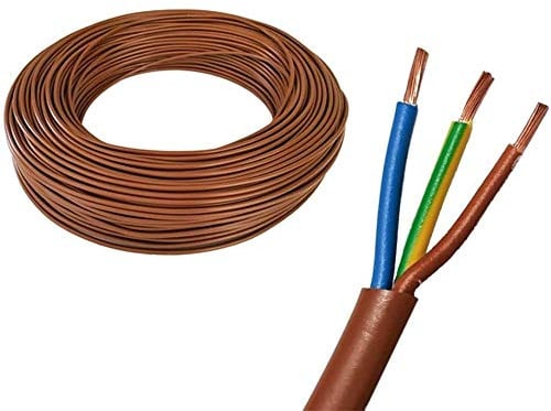 Cavo elettrico fror gommato tripolare 3 poli antifiamma 3g2.5 mmq 100 metri (1000060726)