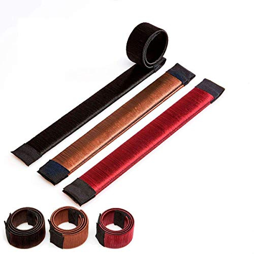 Original Dutt Maker Band - Dutt Haarteil für Kinder und Erwachsene (Schwarz, Dunkelbraun und Rot)