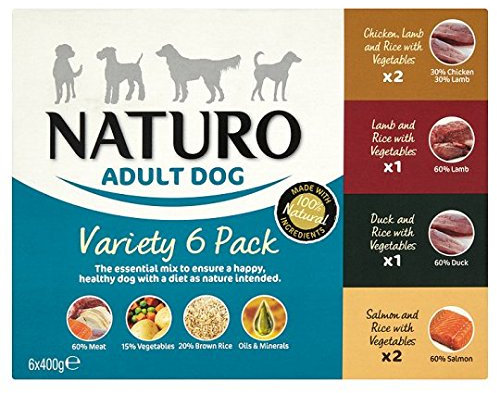 Naturo Adult Variety Dog Food Tray 6X400g