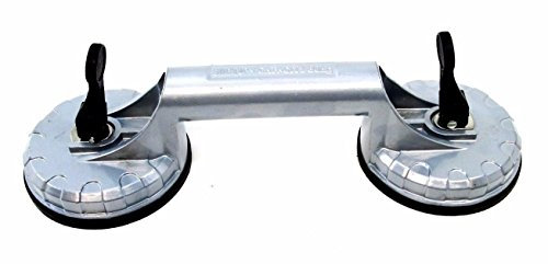 Toolzone Aluminium Double Suction Cup Lifter Glass Window Mirror Metal Dent Puller AU249