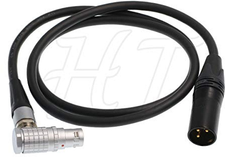 HangTon 24V Stromkabel für ARRI Alexa 35, Alexa Mini/Mini LF/Amira Kamera 8-poliges XLR-3-poliges männliches 1M