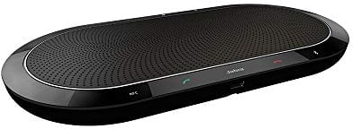 Jabra Speak 810 Speaker Phone - Microsoft Certified Conference Speaker for Large Meetings with Bluetooth and built-in USB-A cable - Connect with Laptops, Smartphones and Tablets (Renewed)