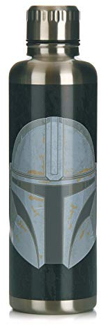 Paladone Gourde Mandalorienne en métal en acier inoxydable, 500 millilitres