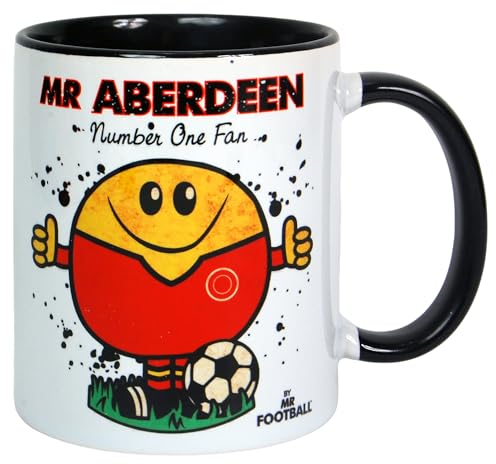 Kapow Gifts Mr Aberdeen Mug Football Fan Merchandise Memorabilia Gift Boxed Cup, Ceramic, 250ml