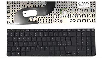 Pcprice Tastiera per HP PROBOOK 650 G1 655 G1